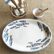 Lake Fish Serving Bowl, 12.5" by Abbiamo Tutto Dinnerware Abbiamo Tutto