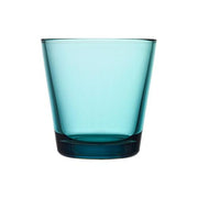 Kartio Glasses, Set of 2 or Single by Kaj Franck for Iittala Glassware Iittala 7 oz. Kartio Sea Blue 