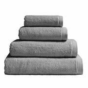 Essentiel Organic Cotton Towels, Multiple Solid Colors by Alexandre Turpault Towel Alexandre Turpault Face Cloth 11.8" Stone Grey
