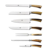 No. 2732 Small Set of 7 Serving Knives with Faux Ox Horn Handles by Berti Knive Set Berti 