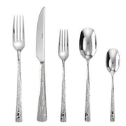 Skin 5 Piece Place Setting by Sambonet Flatware Sambonet Mirror Finish, Solid Handle