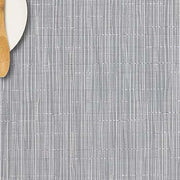 Chilewich: Bamboo Woven Vinyl Rectangle Placemat CLEARANCE Placemat Chilewich Rectangle 14" x 19" Fog 
