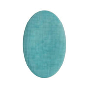Mesh Small Oval Platter by Gemma Bernal for Rosenthal Dinnerware Rosenthal Solid Aqua