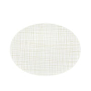 Mesh Small Oval Platter by Gemma Bernal for Rosenthal Dinnerware Rosenthal Lines Cream
