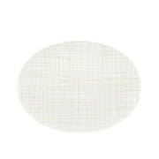 Mesh Small Oval Platter by Gemma Bernal for Rosenthal Dinnerware Rosenthal Lines Cream 