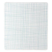 Mesh Square Charger Plate by Gemma Bernal for Rosenthal Dinnerware Rosenthal Lines Aqua