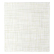 Mesh Square Charger Plate by Gemma Bernal for Rosenthal Dinnerware Rosenthal Lines Cream