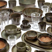 Surface Stoneware Bowl, Indi Grey, 47 oz., 7.4", Set of 4 by Sergio Herman for Serax Dinnerware Serax 