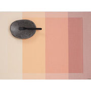 Chilewich: Color Tempo Woven Vinyl Placemats Set of 4 Placemat Chilewich Rectangle 14" x 19" Guava 