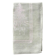 Forest Green Linen & Cotton Guest Towel, 23" x 17", Set of 4 by Abbiamo Tutto Dish Towel Abbiamo Tutto 