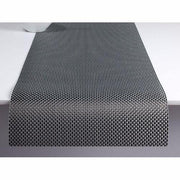 Chilewich: Basketweave Woven Vinyl TITANIUM Round Placemats & Runners CLEARANCE Placemat Chilewich Runner 14" x 72" Titanium BW 