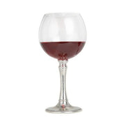 Tosca Stemware by Match Pewter, Set of 2 Glassware Match 1995 Pewter Balloon Wine Large