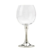 Tosca Stemware by Match Pewter, Set of 2 Glassware Match 1995 Pewter Balloon Wine Small