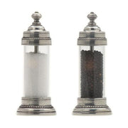 Toscana Salt and Pepper Grinders by Match Pewter Kitchen Match 1995 Pewter Salt & Pepper Grinders