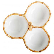 Classic Bamboo Cocktail Triple Server by Juliska Serving Bowl Juliska