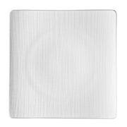 Mesh Square Charger Plate by Gemma Bernal for Rosenthal Dinnerware Rosenthal Solid White