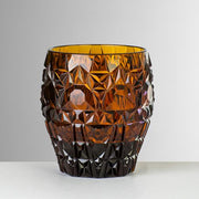 Mille E Una Notte Acrylic Tumbler, 13 oz. by Mario Luca Giusti Glassware Marioluca Giusti Amber