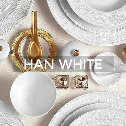 Han White Dinnerware by L&#39;Objet