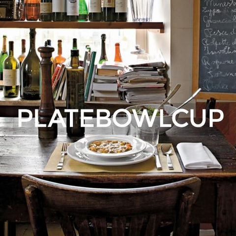 Alessi: Dinnerware: PlateBowlCup