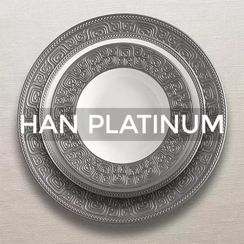 Han Platinum Dinnerware by L&#39;Objet