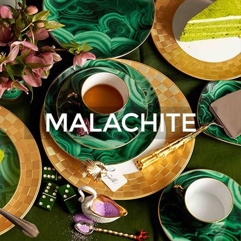 Malachite Dinnerware by L&#39;Objet