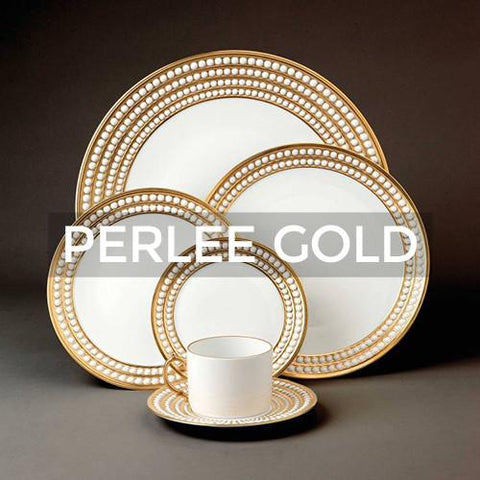 Perlee Gold Dinnerware by L&#39;Objet