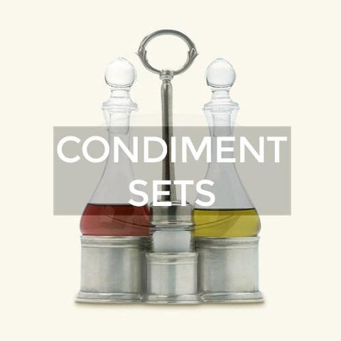 Match Pewter Table Service: Condiments