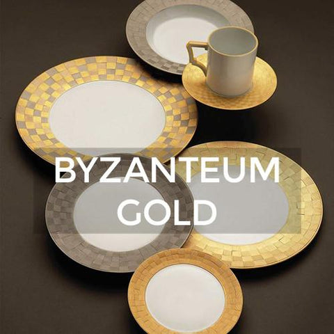 Byzanteum Gold Dinnerware by L&#39;Objet