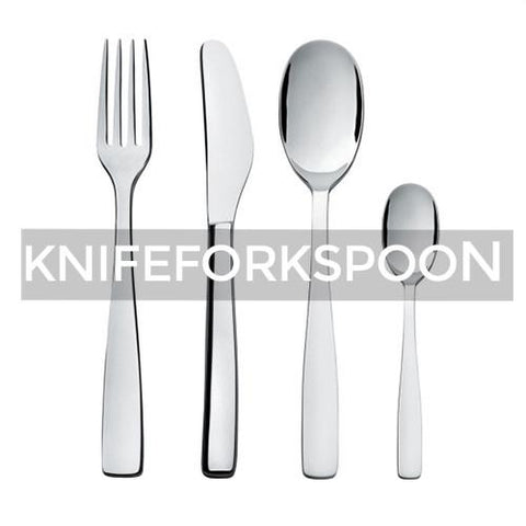 Alessi: Flatware: KnifeForkSpoon