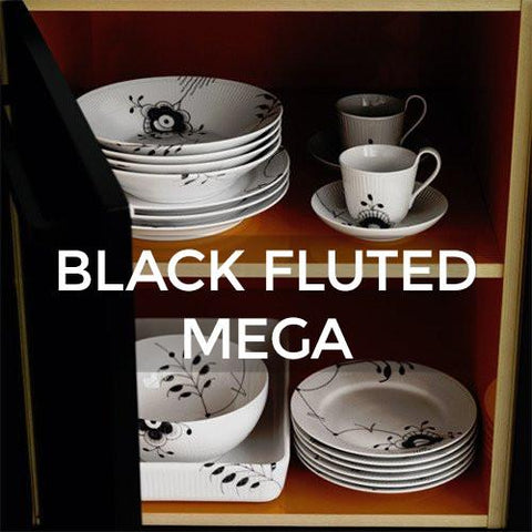 Royal Copenhagen: Black Fluted Mega