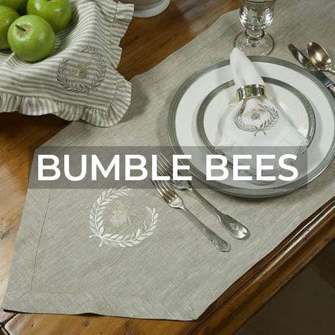 Crown Linen Designs: Bumble Bees