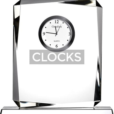 Orrefors: Clocks