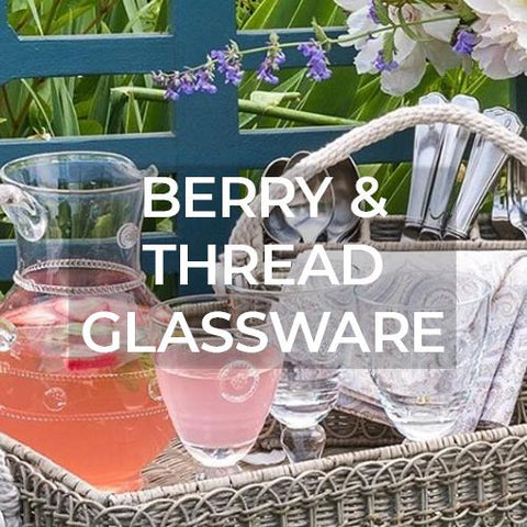 Berry and Thread Glassware by Juliska