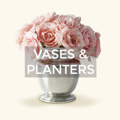 Match Pewter: Vases &amp; Planters