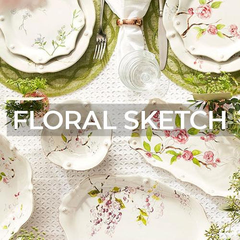 Juliska: Berry and Thread Floral Sketch Collection