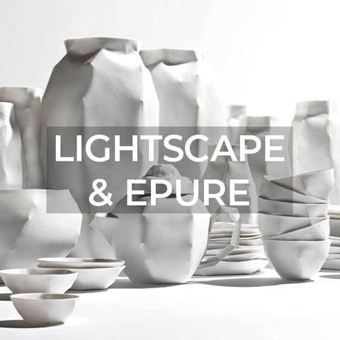 Nymphenburg Porcelain: Lightscape and Epure Collection by Ruth Gurvich