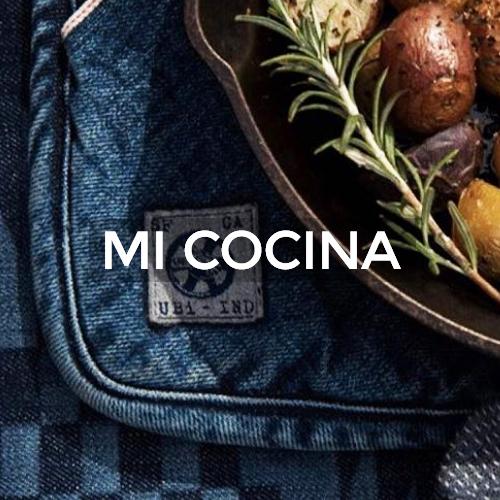 Trivet Pot Holder in Raw Denim, from Mi Cocina