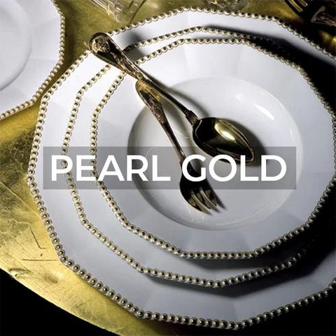 Nymphenburg: Dinnerware: Pearl Gold