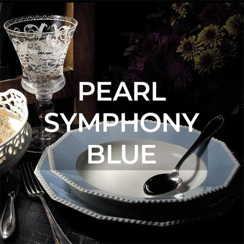 Nymphenburg: Dinnerware: Pearl Symphony Blue