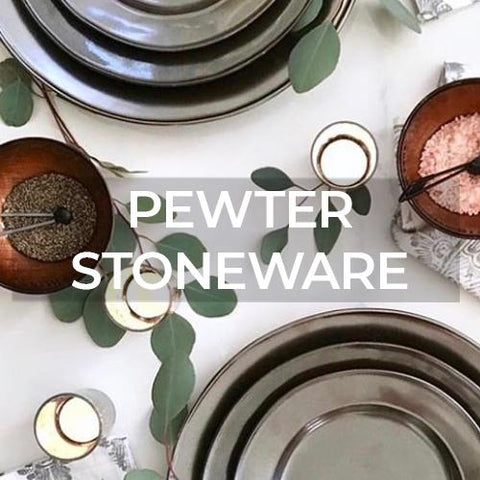Pewter Stoneware Dinnerware by Juliska