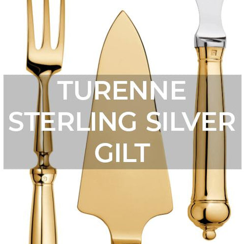 Ercuis: Flatware: Turenne Sterling Silver Gilt