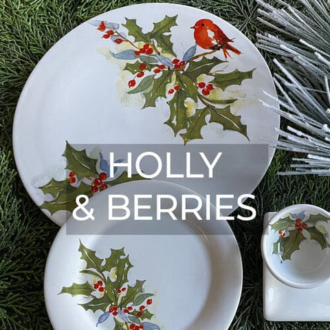 Abbiamo Tutto: Christmas Holly and Berries Pattern