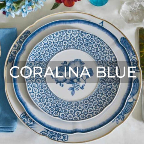 Vista Alegre Coralina Blue Dinnerware