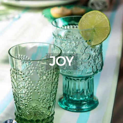 Casa Alegre Glassware: Joy