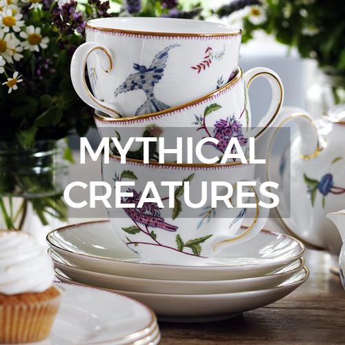 Wedgwood Mythical Creatures Espresso Cup & Saucer Set