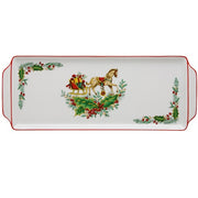 Christmas Magic Porcelain Tart Tray, 15"  by Vista Alegre