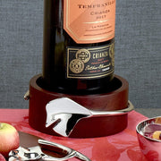 Mary Jurek: Ginkgo Acacia Wood Wine Bottle Coaster Mary Jurek Design 