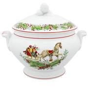 Christmas Magic Porcelain Soup Tureen, 103 ounces  by Vista Alegre