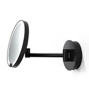 Just Look PLUS WR LED Rechargeable 7X Wall-Mounted Mirror by Decor Walther Face Mirrors Decor Walther Matte Black 