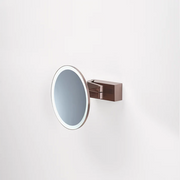 Decor Walther Vision R Round Wall-Mounted Hardwired LED 5x Mirror